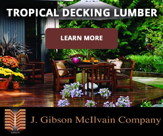 Tropical decking lumber