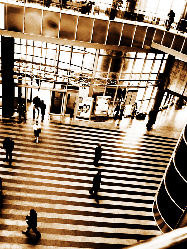 building interior lobby