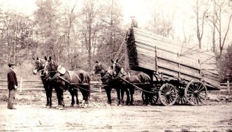 horse drawn mcilvain lumber