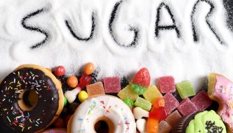 sugar and yummy foods high in sweets