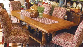 trestle farm table
