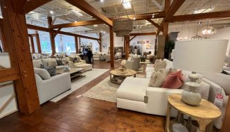 interior showroom of willow furniture and design
