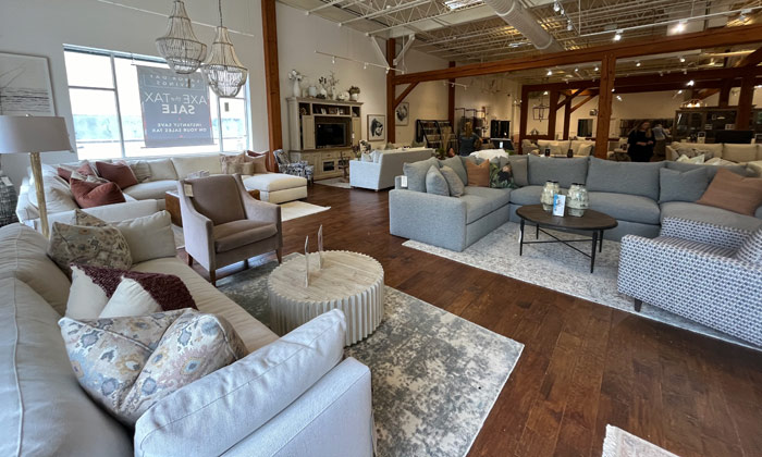 interior view willow furniture