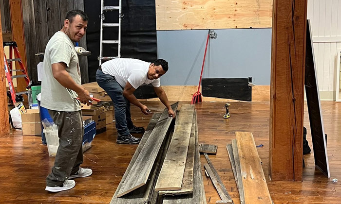 remodeling country willow showroom