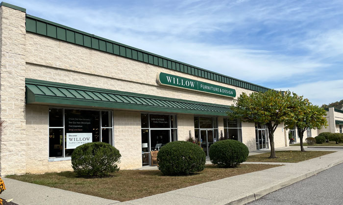 willow furniture and design storefront