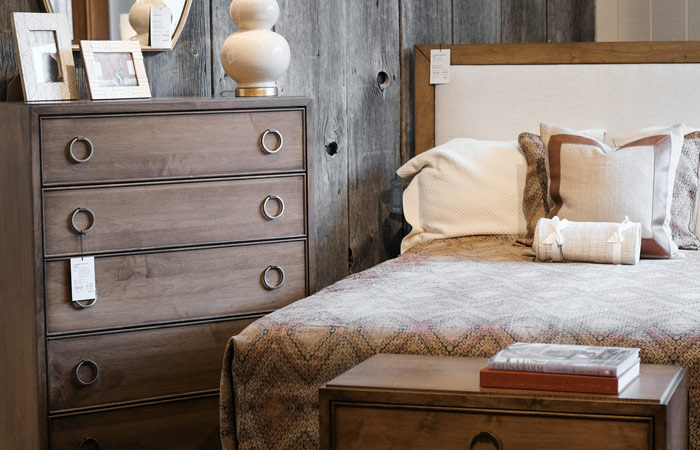 bedroom set at Willow Furniture