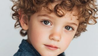young boy portrait for aspiring model