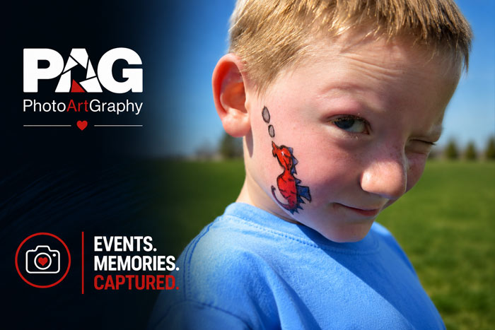 little boy posing his face for the camera in Shrewsbury, Pennsylvania